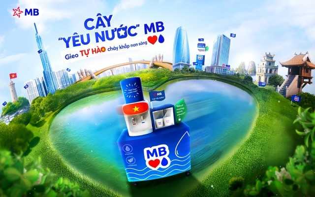“Cây Yêu Nước” phủ xanh hơn 300 chi nhánh MB: Gieo tự hào chảy khắp non sông