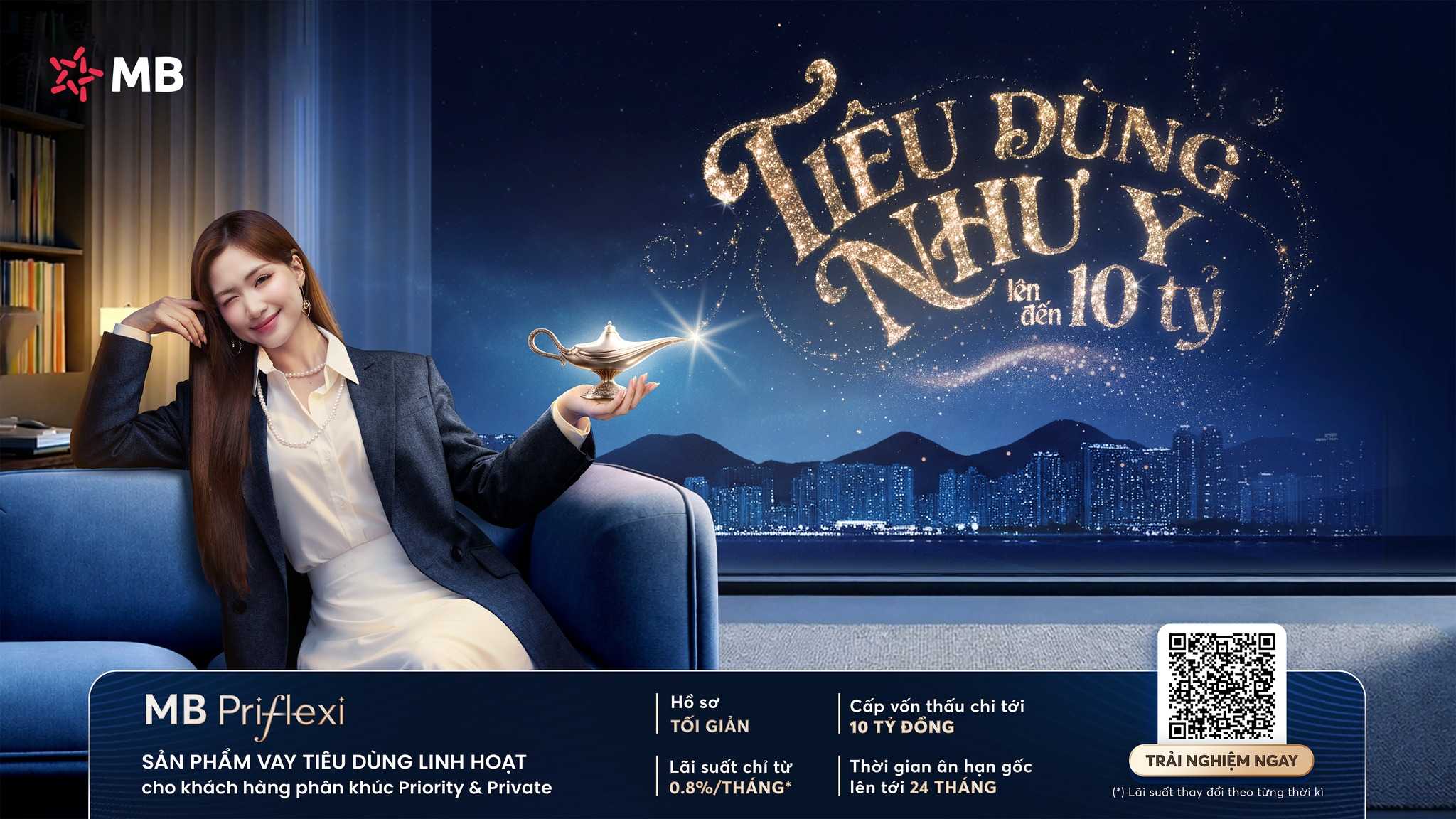 MB PriFlexi: Tiêu dùng như ý – Hạn mức tới 10 tỷ đồng!