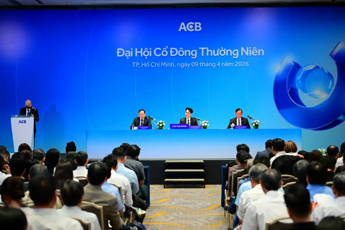 ACB thông qua kế hoạch lợi nhuận hơn 22.300 tỷ đồng trong năm 2026